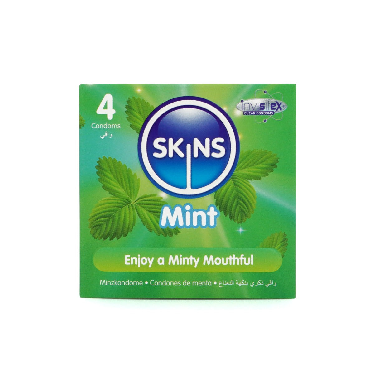 Condoms Mint 4 Pack | Skins