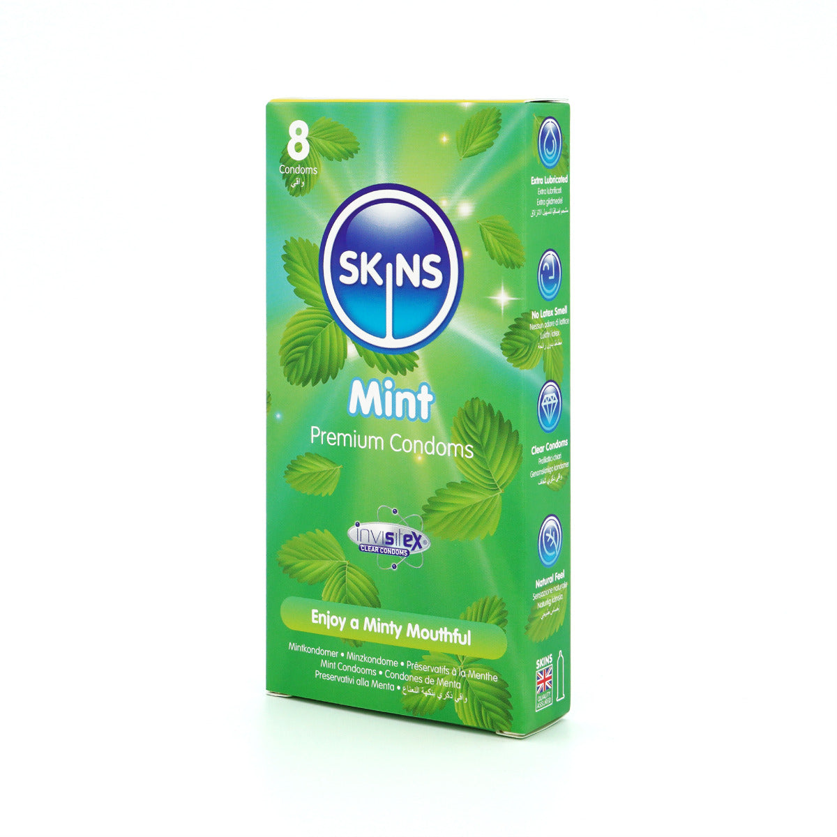 Condoms Mint 8 Pack | Skins