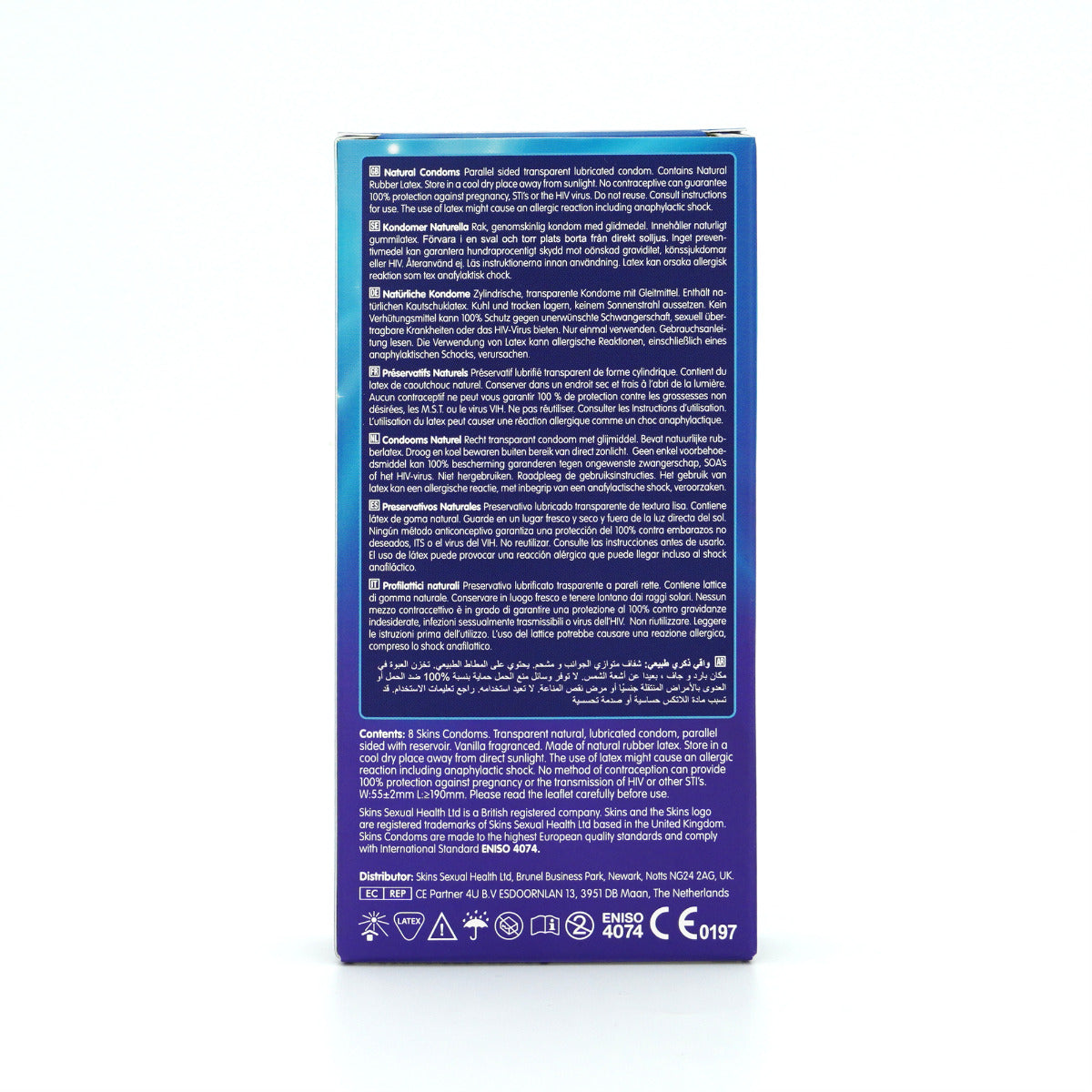 Condoms Natural 8 Pack | Skins