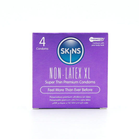 Skins Condoms Non - Latex XL 4 Pack