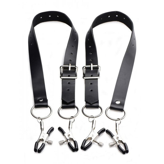 Spread Labia Spreader Straps with Clamps | Master Series