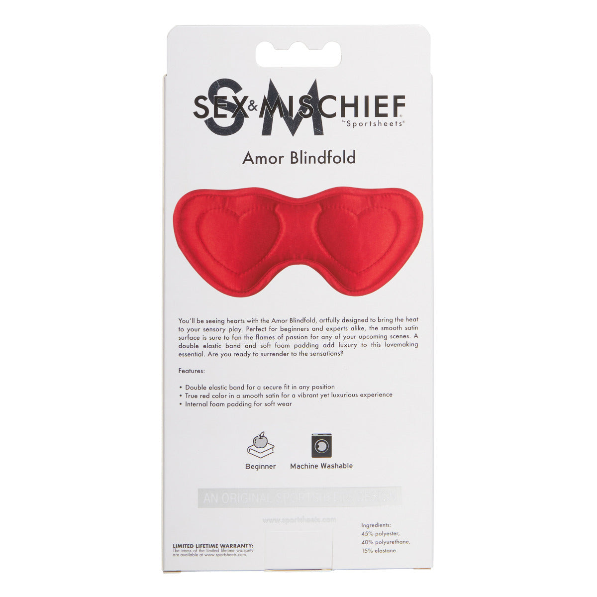 S&M Amor Blindfold | Sex & Mischief
