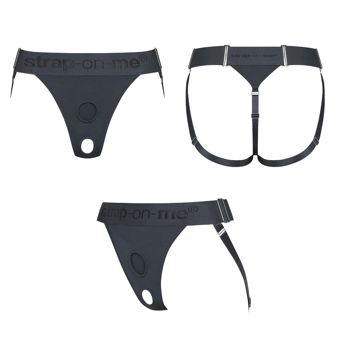 Unique Harness Grey One | Strap On Me