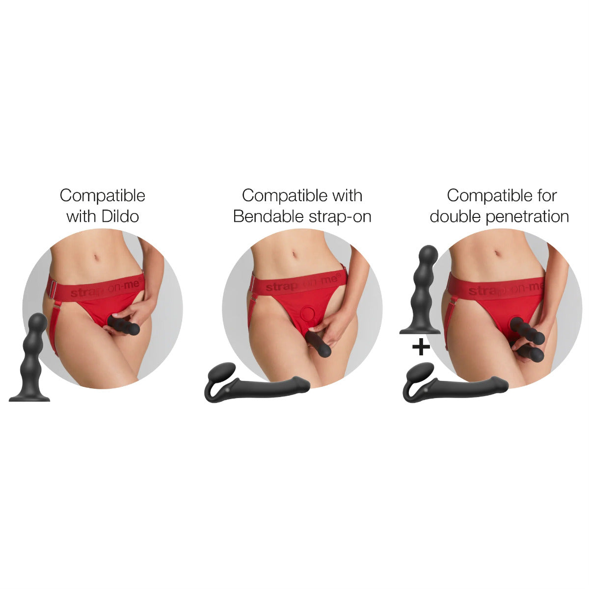 Unique Harness Red One | Strap On Me