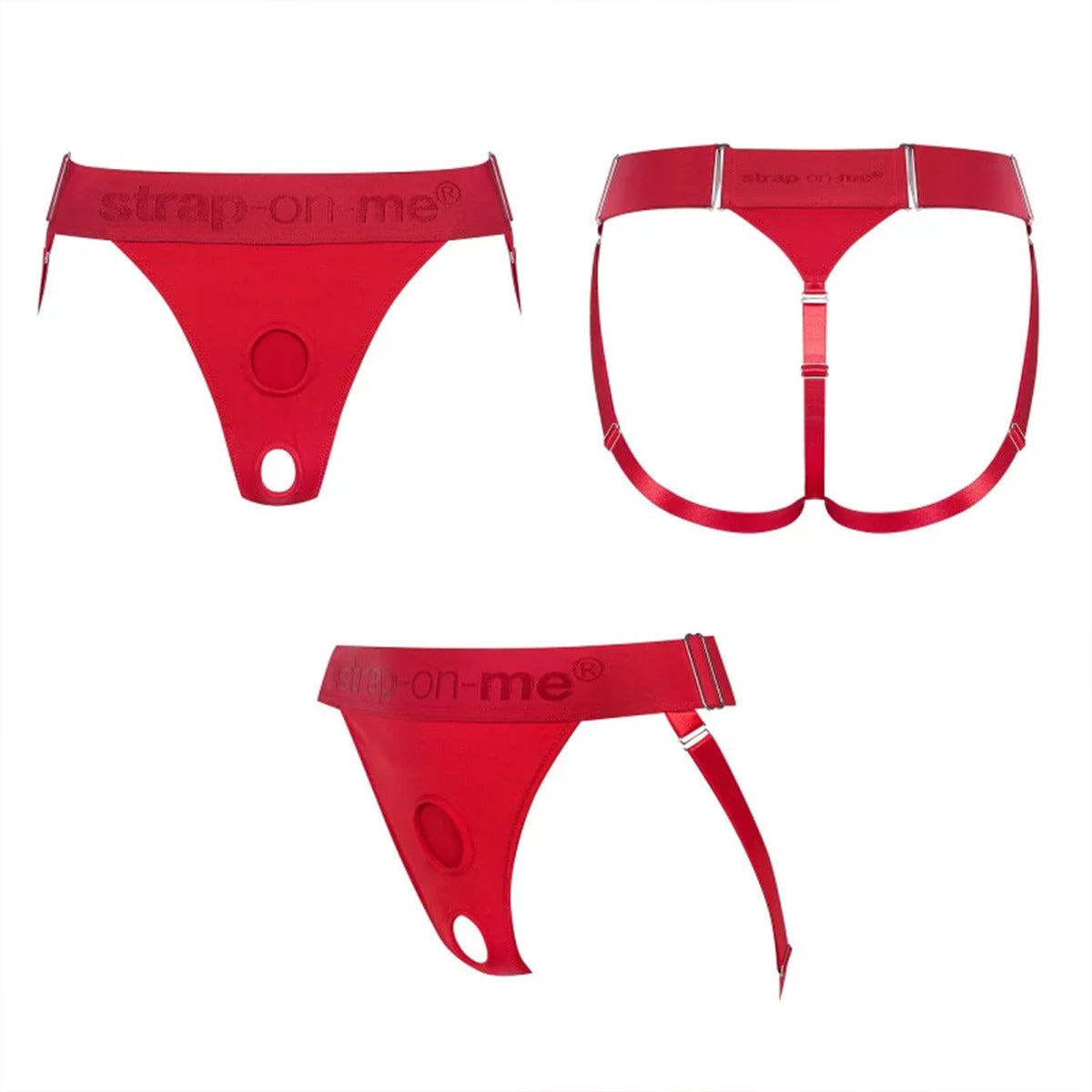 Unique Harness Red One | Strap On Me