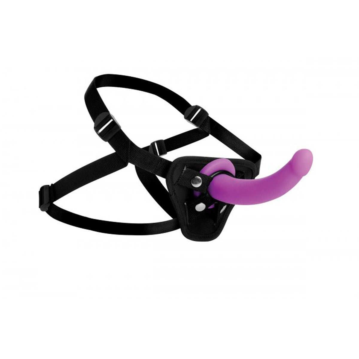 Strap U - Navigator Silicone G-Spot Dildo with Harness