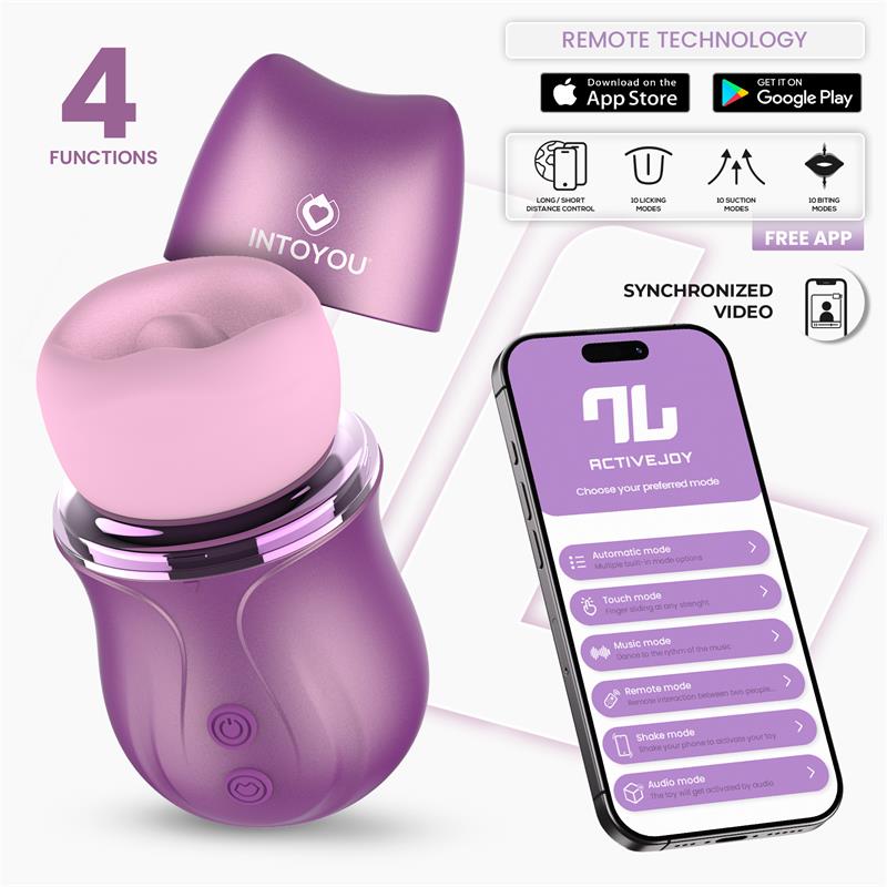 Suvi Licking, Suction and Vibration Stimulator with App | Intoyou