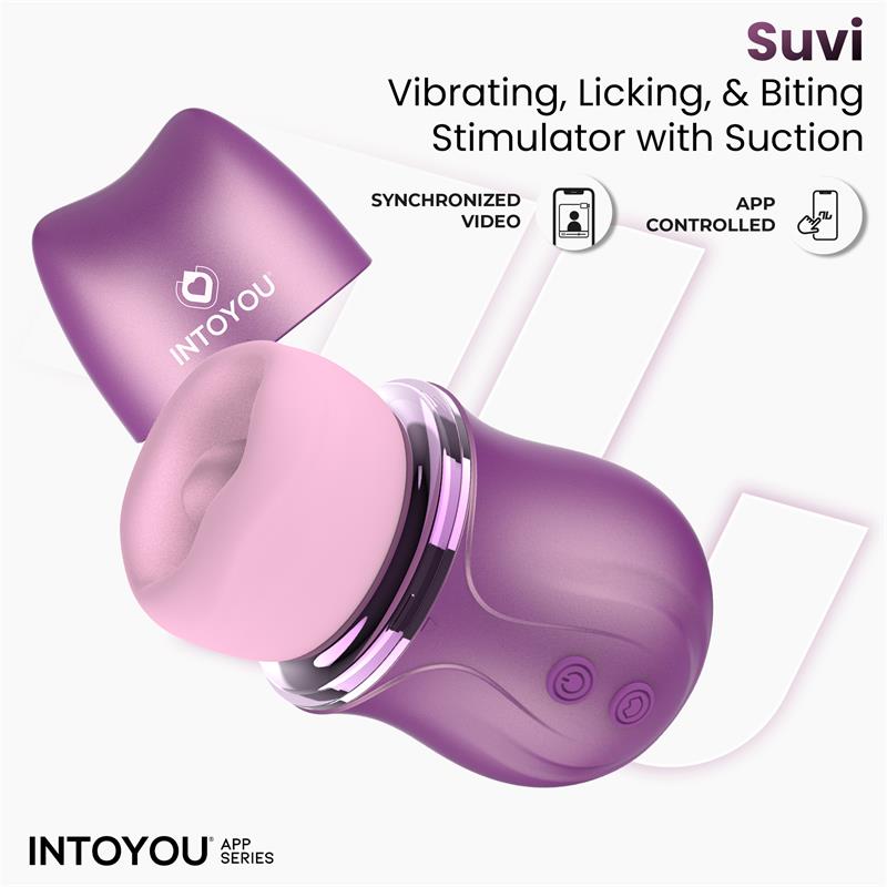 Suvi Licking, Suction and Vibration Stimulator with App | Intoyou