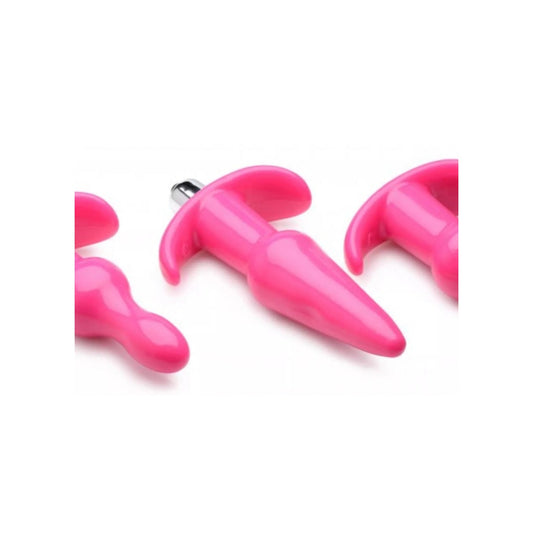 Thrill Trio Anal Plug - Set of 3 - Pink