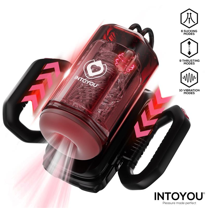 Vexor 3-in-1 Sucking, Thrusting and Vibrating Masturbator | Intoyou