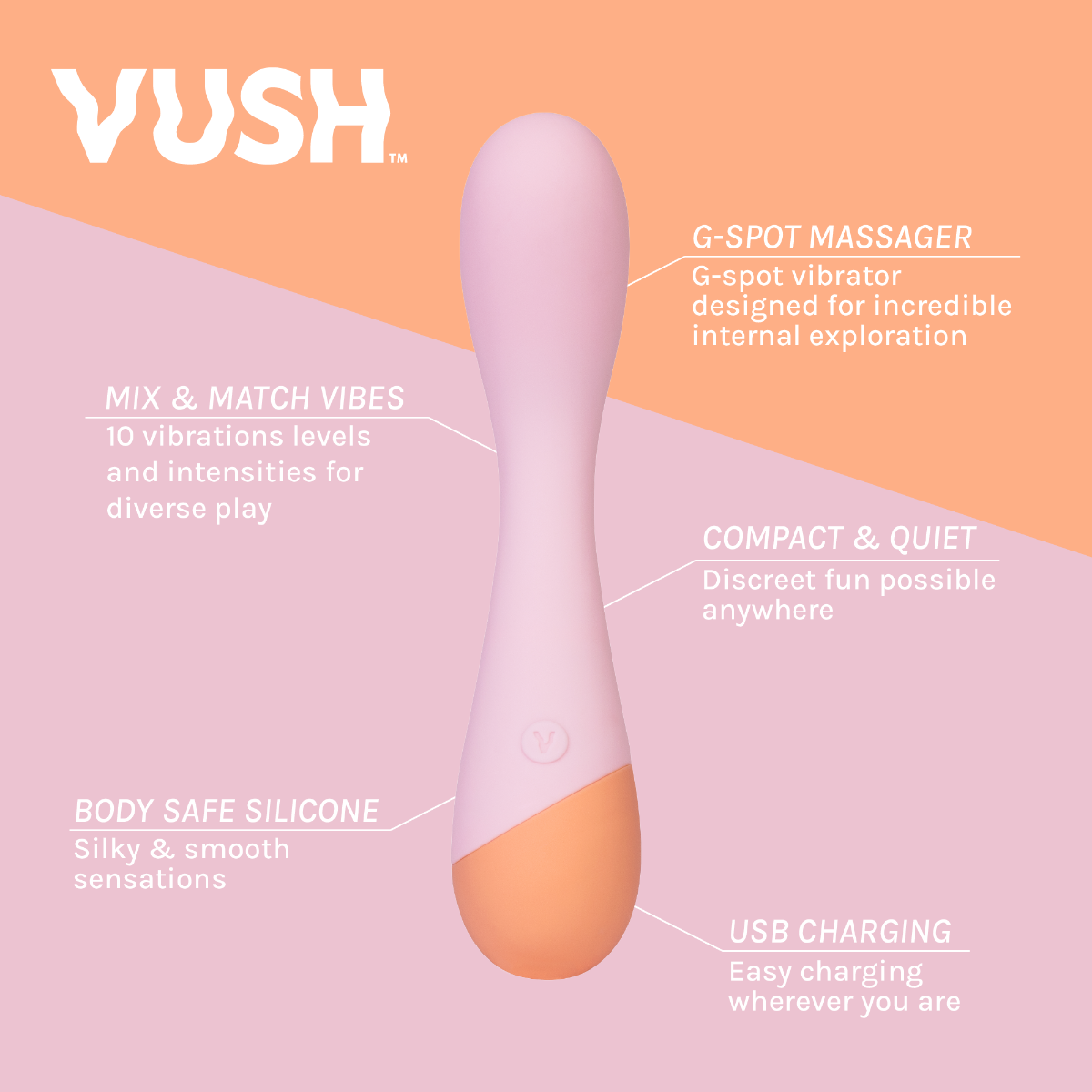 Vush - Peachy G - Spot Massager